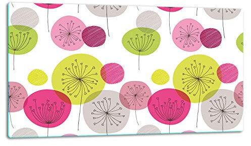 TMK ArtDeko – Schneidebrett Glas – Glasschneidebrett für die Küche 52x30 cm – Robust, Hygienisch & Rutschfest – Glas Schneidebrett – Zusätzliche Arbeitsfläche – Vielseitige Nutzung