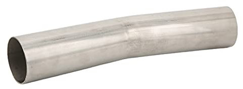Auspuffkrümmer, 6,35 cm/2,5 Zoll Rohrbogen 15° Edelstahl Korrosionsbeständig Universal für Auto Auspuffanlage