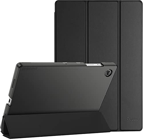 ProCase Case for Galaxy Tab A8 Case 10.5 2021 SM-X200N SM-X205N SM-X207, Slim Lightweight Protective Hard Cover for Galaxy Tab A8 10.5 Inch 2021 Tablet -Black