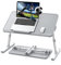 Lap Desk, SAIJI Bed Table, Thick Stable Feet, Height and Angle Adjustable, Enough Mouse Space, up to 17'' Laptop, for Homeoffice, Breakfast, Study (Grey, 52 * 30cm)