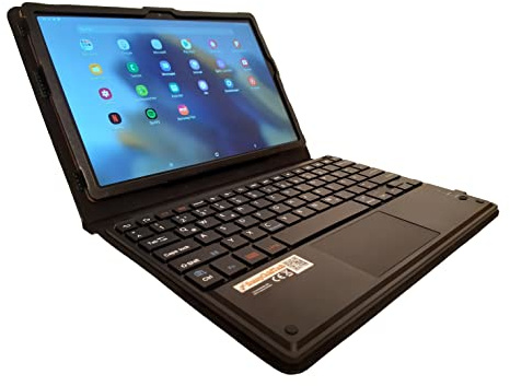 SonnyGoldTech MQ21 für Galaxy Tab A8 10.5 - Bluetooth Tastatur Tasche mit Touchpad für Samsung Galaxy Tab A8 10.5 | Tastatur Hülle für Tab A8 LTE SM-X205 WiFi SM-X200 | Layout Deutsch QWERTZ