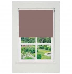 Plain Straight Edge Daylight Roller Blind (165cm Drop) 75cm Mocha | Mocha daylight roller blind with plain straight edge. 75cm width x 165cm drop. Light filtering and easy to install.