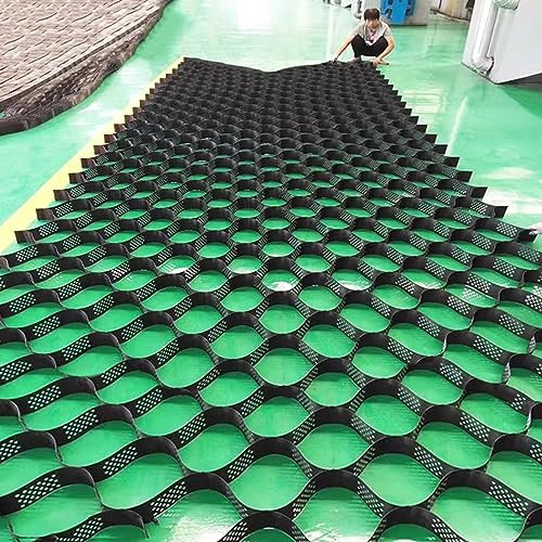Stabilisateur de Gravier Truegrid Grille De Pavage Poreux, Pavés Perméables En Nid D'abeille Pour Le Remplissage De Sol/sable, Grille De Stabilisation De Gravier, Tapis De Sol Pour Hangar De Stockage