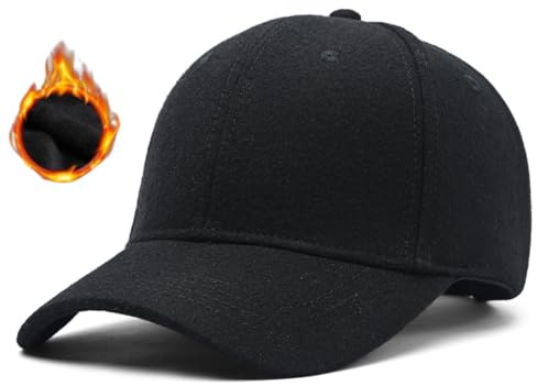 Pyrafox Cappello da uomo in lana Army Basecap M-XXL grande, berretto militare con visiera, XL/XXL