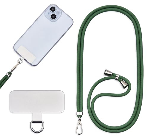 Cordon Para Movil Correa Movil Universal，Pegatinas Metálicas Para Teléfonos Móviles, Cuerdas Ajustables, Tirantes O Tirantes Para Liberar Las Manos.