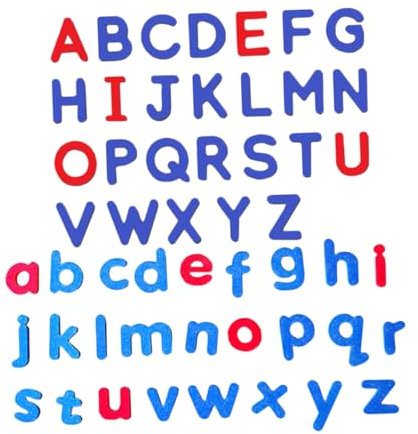 MOLUCKFU 2sätze Kühlschrankmagnete Buchstaben Magnete Alphabet Magnete Einfache Buchstaben Für Kühlschrank Tafel Und Andere Eisenhaltige Oberflächen