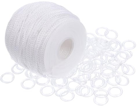 Ciieeo 1 Set di Parti per Tende Romane Cordino per Tende Romane Kit di Riparazione per Tende in Plastica Facili da Installare
