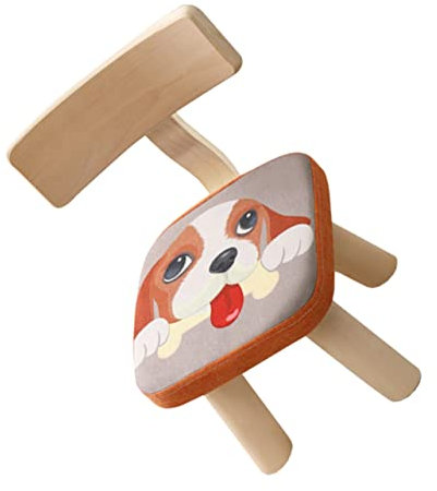 TOGEVAL Kinderstuhl Mit Rückenlehne Niedlicher Anti-Fall Hocker Für Kleinkinder Geeignet Für Zuhause Und Spielzimmer Gefertigt Ergonomisches Design Für Gesunde Sitzhaltung
