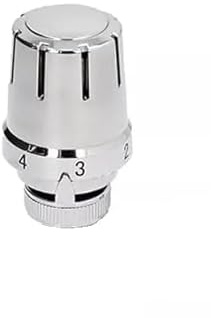 TC Full Chrome TRV Thermostatic Radiator Valve Head Only M30 Thread - GCA