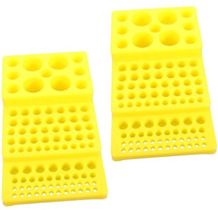BUGUUYO 2pièces Support De Tubes à Essai Plastique Rack De Pour Tubes Facile à Utiliser Transporter Pour