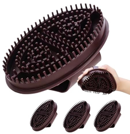 VrotQyn 4PCS Five Element Meridian Brush Set for Full Body Scalp Massage
