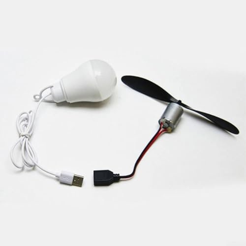 Moteur d'éolienne avec lumière USB pour apprentissage créatif en sciences énergétiques