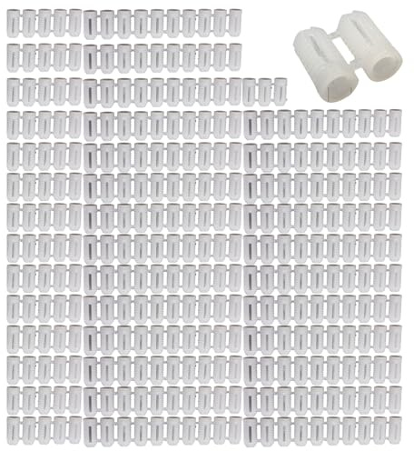 900 Stück praktische Spreizdübel mit 5 mm Durchmesser, weiß, ideal für den privaten und professionellen Bau, Baubedarf