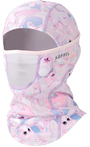 AOPREL Sturmhaube Kinder Winter Balaclava Winddichte Skimaske Warme Sturmmaske mit Mesh Atmungszone für Jungen Mädchen