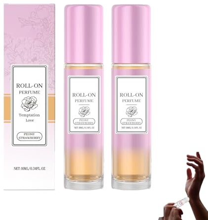 Profumo roll-on da donna: fragranza floreale e fruttata di lunga durata, leggera e affascinante, pratico formato da viaggio, delicato su tutti i tipi di pelle, adatto a tutte le occasioni! (2pcs)