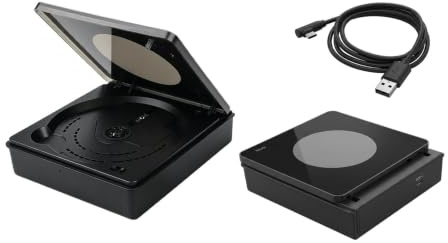 Lettore CD esterno per auto, 1 pezzo, lettore DVD con connessione USB, qualità audio senza perdite, design compatto PC per sistemi di navigazione Android