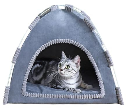 Tenda Per Cani Da Interno | Tana Morbida E Calda Imbottita In Peluche - Tenda Pieghevole Per Cani Da Interno | Per Casa Animali Domestici Gatti Gattini Conigli Cuccioli Inverno