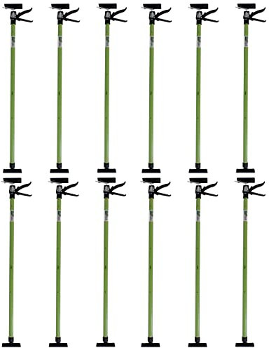 12 x Profi Einhandstütze Montagestütze Deckenstütze Teleskopstütze bis 290cm