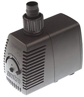Amtra Stream 1300 - Pompa per acquario ad immersione o per uso esterno, silenziosa, portata d'acqua regolabile, 1300 lt/h - 13,0W - 230v, Pompa Aspira Acqua per idroponica, Laghetti e Fontane - acqua dolce e marina