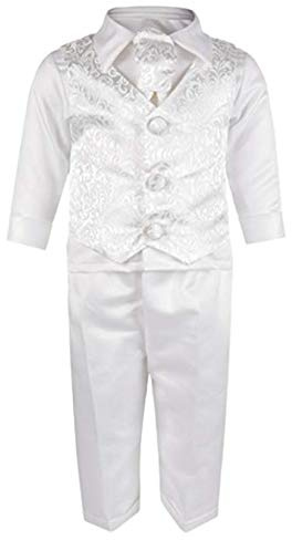 Baby Boys Christening Outfit, 3 - 6 Months, White