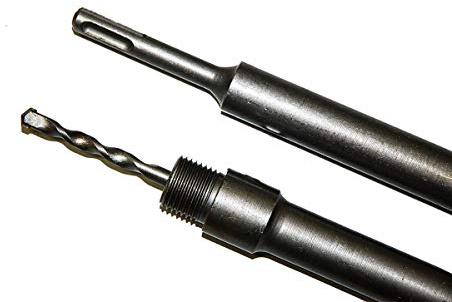 SDS PLUS Diamantbohrkrone DM 32-150 mm L 200 mm Kernbohrkrone Kernbohrer M22 mit Spitzgewinde für Bohrhammer (Verlängerung L 300mm)