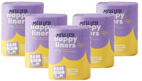 Bambino Mio, Supermjuka blöjfoder, biologiskt nedbrytbara, 100 foder