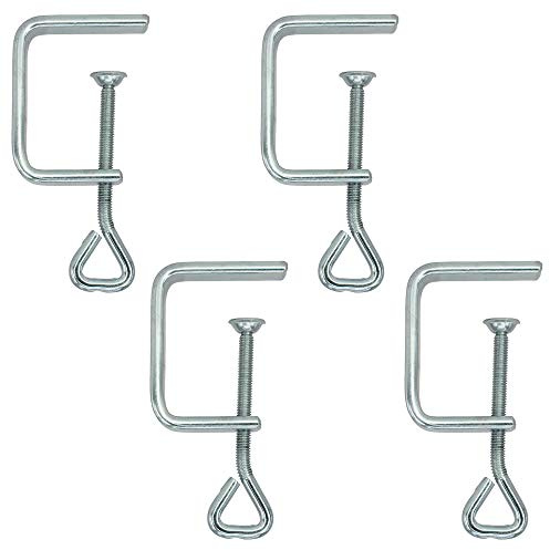 Laubsägezwinge 4 Stk. Tischklemme 50mm C-Form Schraubklemme verzinkt Fixierklemme