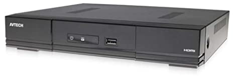 AVTECH 634214 Videoregistratore 8CH XVR Pentaibrid 5MP H.265 AHD CVI TVI IP, DGD1009AV Nero