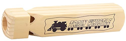 STOBOK Holzpfeife Zug Lokomotivpfeife Kinder Blasinstrument 7.40 Zoll Musikalisches Spielzeug Für Party Festival Pädagogisches Spielen Aus Kiefernholz