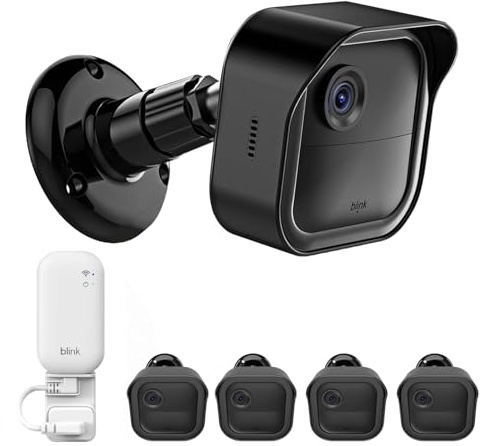 Brandneue Blink-Kamera-Überwachungshalter, 4 Stück, Wetterfeste Schutzhülle und 360 Grad einstellbare Blink Outdoor Kamera Halterung 4. und 3. Generation,