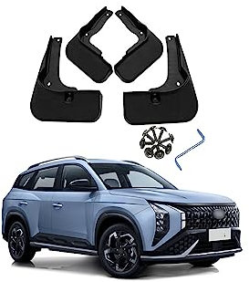 SaVgu Parafango, for Hyundai Mufasa 2023+ Modellato Personalizzato Anteriore e Posteriore paraspruzzi paraspruzzi paraspruzzi Kit 4 Pezzi Accessori Auto