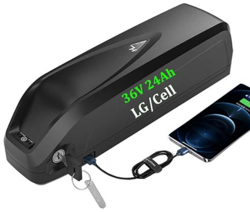36V Batterie de vélo électrique pour 250W 500W BaIfang Mid Drive et Kit de Conversion Ebike de moyeu arrière Avant Batterie ebike (5 épingles)