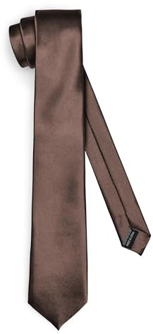 Ladeheid Klassische Herren Krawatte, glänzend, Perfekt für Büro & Festlichkeiten, Vielfältige Farben - Ideal für Geschäftsmeetings, Hochzeiten Größe 150cm x 8cm TMS-8