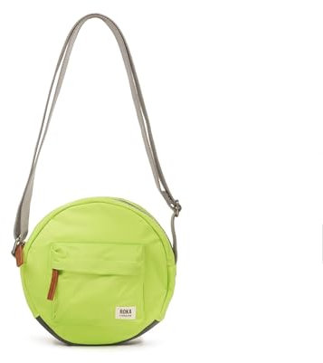 Roka London Paddington B Small Recycled Nylon Lime, verde lima, Small