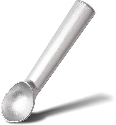 PRIMES Ice Cream Scoop 7 inches Nonstick Anti-Freeze One Piece Aluminum Scooper Spoon, Create Perfect Spheres with Our Heavy-Duty Ice Cream Scooper, Easy Clean, for Gelato, Cookie Dough, Sorbet, Almon