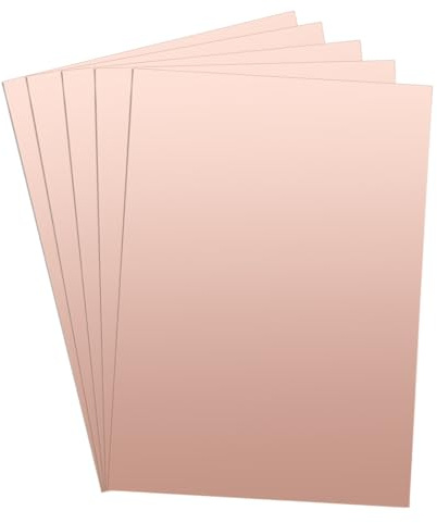 QUARKZMAN 5Stk 100x70mm Doppelseitig Kupfer Kaschiert Laminat PCB Leiterplatte FR4 1mm Dicke Basteln Prototyping Leiterplatte