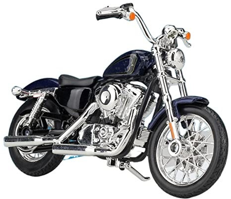 flrian Für Harley 2007 XL 1200N Nightster 1:18 Motorradmodell Spielzeugserie Mini-Motorrad Druckgussteile Aus Metall Und Kunststoff Motorrad-Modelle(XL 1200V Seventy-Two Green)