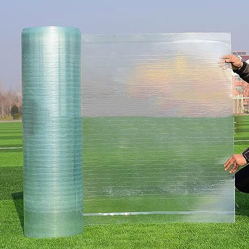 YHKJLYH Polycarbonat-Dachplatte, GFK-Tageslichtplatte, wasserdichte UV-Schutz-Schuppen-Neigung, Frühbeet-Überdachung, Verkleidung, für Gewächshaus-Überdachungen, Carports, Stadien, Bushaltestellen (