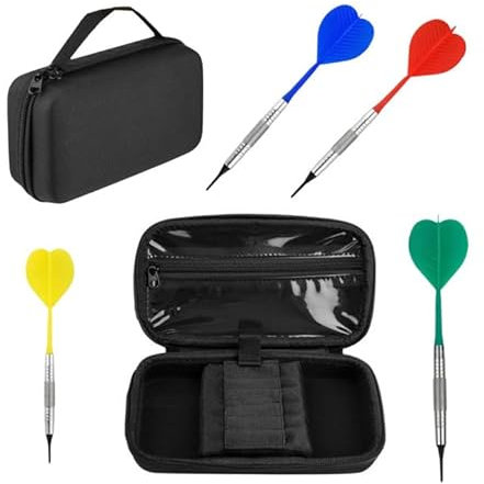 ZHYUAN 1 Set Darts Zubehör Taschen, Dart Tasche Box, Eva Darttasche, Hülle für Dartpfeile, Aufbewahrungsbox, Dartkoffer