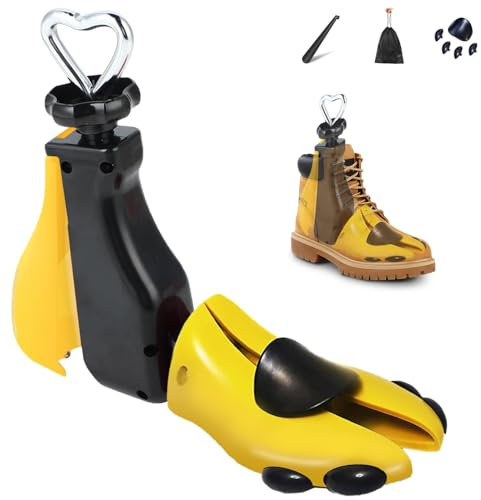 Tendiscarpe per Stivali da Uomo, Tendiscarpe in Pelle per Stivali da Donna per Piedi Larghi, Stivali Unisex Regolabili per Piedi Larghi.(40-47, 1 Pezzo)