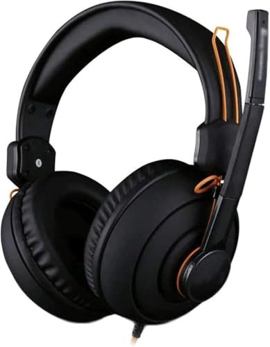 LAEROGIT Gaming Headset for Desktop and Laptop,PC Gaming Headset with Noise Canceling Mic, Brain Multimedia Stereo Headset