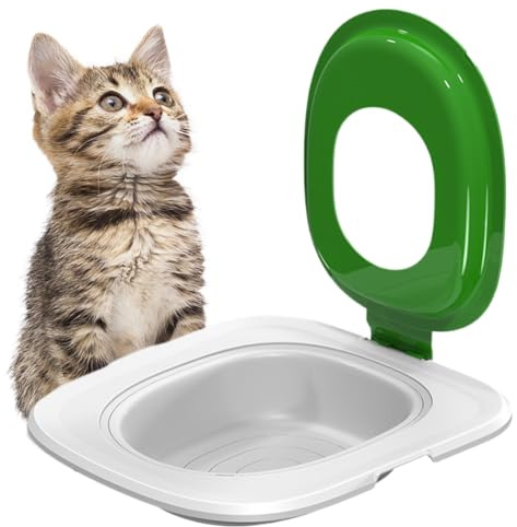 Kit Di Allenamento Per Gatti | Trainer In Barattolo Per Lettiere Riutilizzabile Per Gatti | Sandbox Mat Cat Trainer Per La Pulizia Igienica Degli Animali Domestici | Sistema Di Allenamento