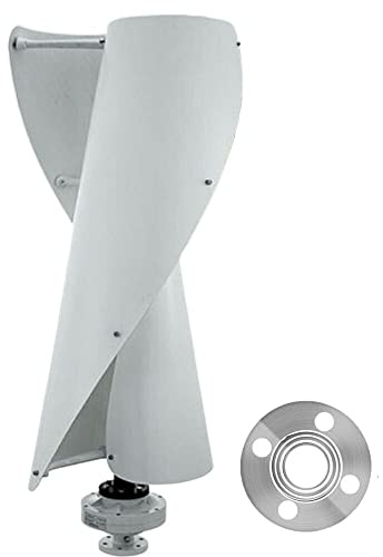 Aerogenerador Eolico Kit de generador de turbina de energía eólica de hélice Vertical de 12V/24V 400W for de viento Solar híbrido doméstico(24V)
