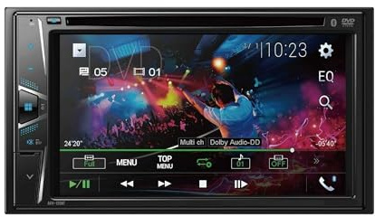Display automatico Android carPlay wireless Navigazione per auto AVH-120BT 6.2 - Ricevitore DVD Bluetooth compatibile con smartphone Android