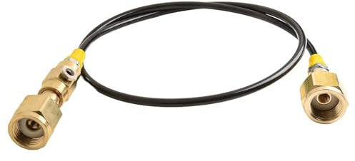 CGA320 - Adaptador de carga de estación de recarga de tanque con manguera de alta presión de 90 cm para transferencia y recarga de cilindros de gas propano