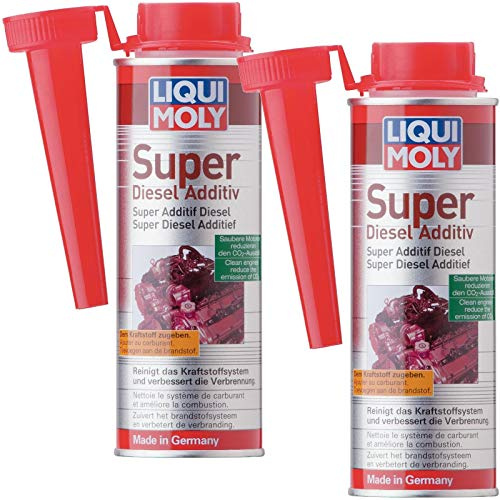 2x 250ml LIQUI MOLY 5120 Additiv Super Diesel Additiv Korrosion Schutz Reinigung | Lm 5120 ( Diesel Zusatz Kraftstoffadditiv ), Diesel-System-Reiniger