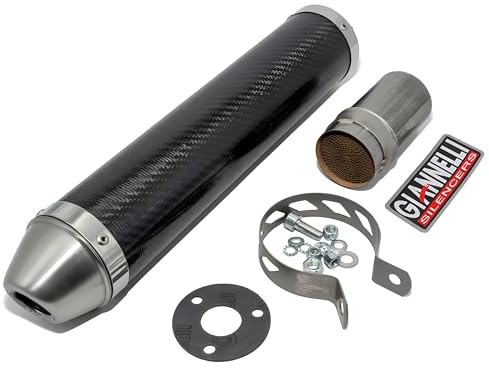 Endschalldämpfer/ESD Giannelli mit ABE für Aprilia RS/Tuono 125 - Carbon