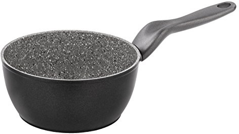 Barazzoni Dolomitica Plus Casseruola 1 Manico Lungo, Alluminio, Grigio, 16 cm