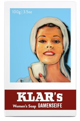 Klar Seifen Damenseife 100g, palmölfrei, geeignet für normale Haut, mit Blumigen Duft, 10974