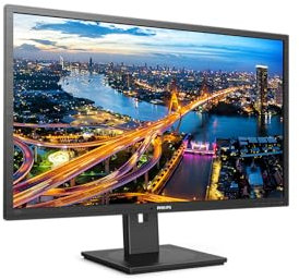 Philips 325B1L - 32 Zoll QHD Monitor, höhenverstellbar (2560x1440, 75 Hz, HDMI, DisplayPort, USB Hub) schwarz